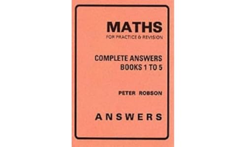 Maths for Practice & Revision: Complete Answers