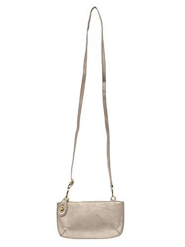 Image of Joy Susan Women Crossbody Wristlet Clutch Lustre Lux - Silver