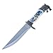 ASR Outdoor 13 inch Decorative Native Wolf Etched Blade Collectors Hunting Knife, Ornamental Scabbard and Handle