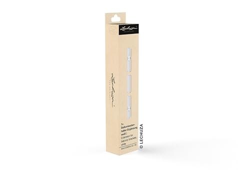 Preisvergleich Produktbild LECHUZA Balkonkastenhalter - Ergänzung weiß 11114