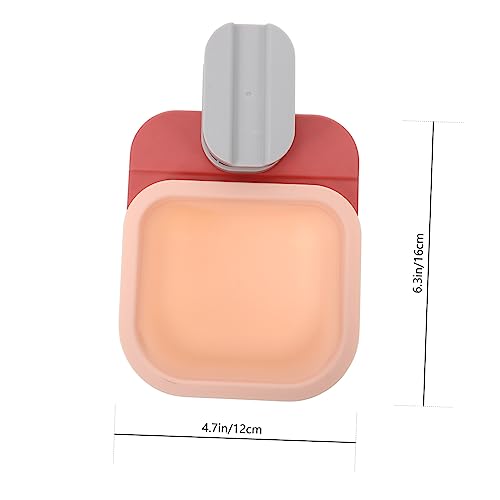 Basurero compacto giratorio para escritorio rosa miniatura 2