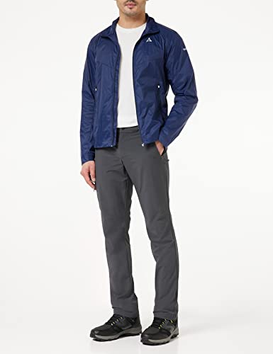 Foto von Schöffel Herren Pants Folkstone, leichte Wanderhose mit Stretch-Material, robuste Outdoor Hose mit sportlichem Schnitt, asphalt, 52