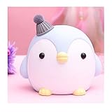 La hucha está hecha de resina de alta calidad.La forma linda pingüino puede ser utilizado no sólo como una alcancía, sino también como un juguete para los niños.