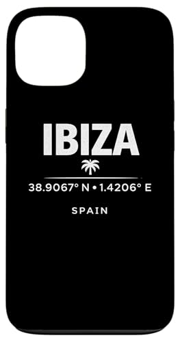 Ibiza Spain Coordinates Mediterranean Island Travel Design �X�}�z�P�[�X iPhone 13 �p