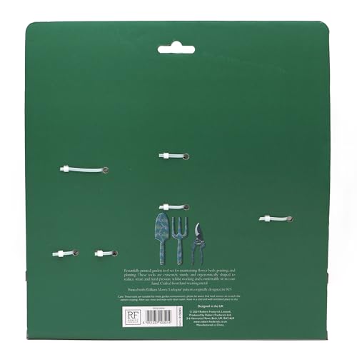 Fork, Trowel and Secateurs Garden Tool Set - William Morris Larkspur Design, Green - Image 3