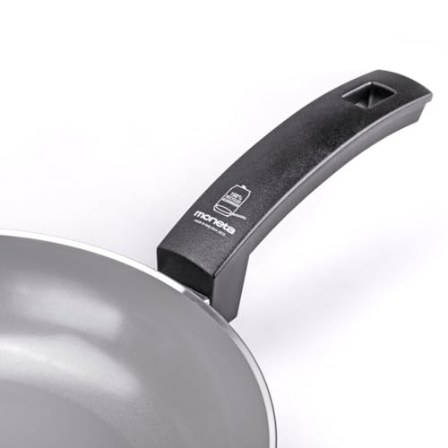 Wok de 28 cm Moneta Innova poêle induction grise sans PFAS FineGres - 5