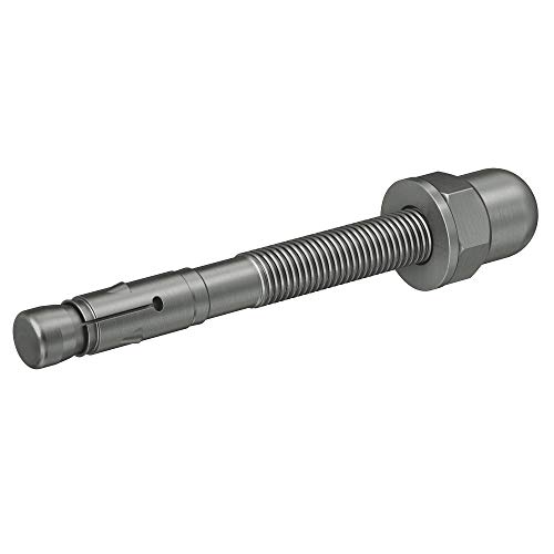 Image of fischer FAZ II 10 /20 H R Bolt Anchor with Cap Nut for Attaching Railings and Consoles in Concrete, with Approval, Stainless Steel, Pack of 20, Item No. 543397