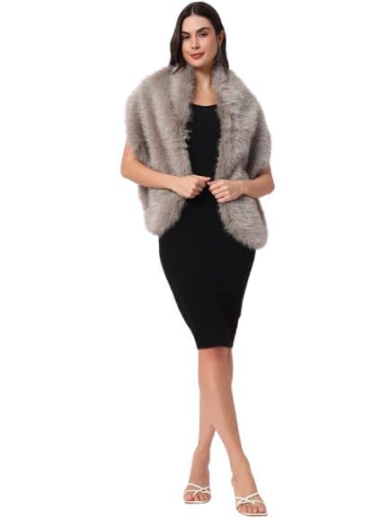 Image of Extra Large Women's Faux Fur Collar for Winter Coat