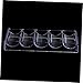 Hohopeti 1Pc Poker Chips Storage Box Transparent Organizer for Game Chips Efficiently Keeps Poker Chips Tidy and Safe for Home Games and Tournaments