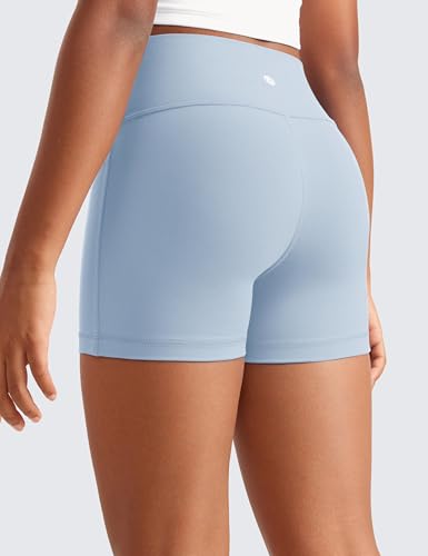 Image of CRZ YOGA Girls Butterluxe Biker Shorts | Extremely Soft, Gentle Compression, Dance, Athletic, High Waisted, for Teen