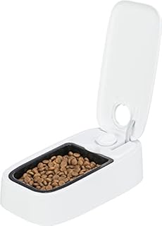 Trixie 24371 TX1 Automatic Feeder 300 ml / 15 × 7 × 24 cm Charcoal / Black
