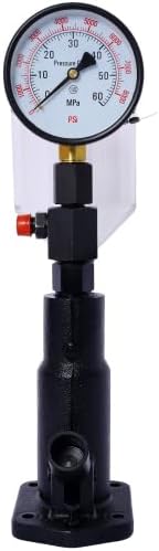 LuckyNote 400Bar 6000PSI Fuel Injector Nozzle Tester Professional Auto Repair Tool with Dual Scale Gauge for Tractors Nozzle Pop Pressure Tester