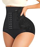 Nebility Women Butt Lifter Shapewear Hi-Waist Tummy Control Body Shaper Shorts Waist Trainer Panty (XL, Black Butt Shapewear)