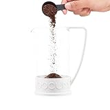Bodum BRAZIL zaparzacz do kawy (French Press System, stały filtr ze stali nierdzewnej, 1,0 litra), kolor kremowy