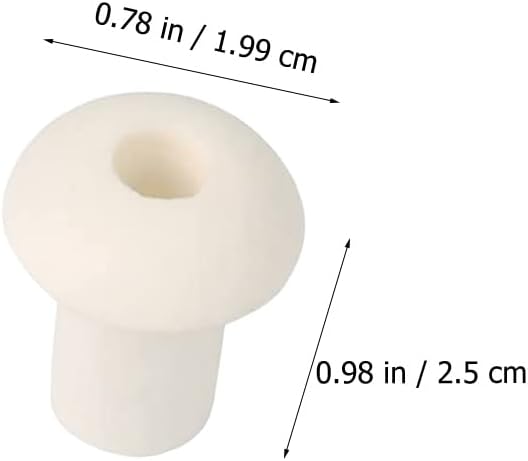 20Pcs Oil Lamp Wick Holders: Ceramic Lantern Wick Holder, Alcohol Lamp Replacements Accessories