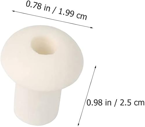 Miniatura 2 de 20 soportes para mecha de lámpara de aceite: soporte de mecha de linterna de cerámica, accesorios de reemplazo de lámpara de alcohol