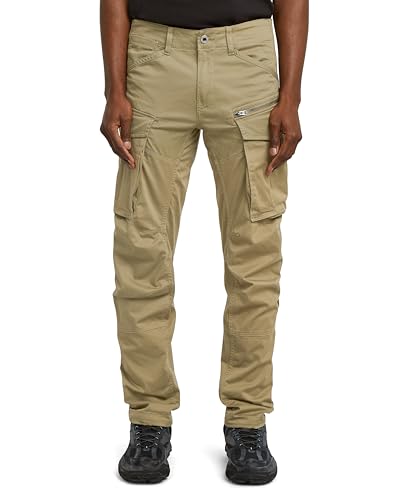 Pantalon Rovic G-STAR homme vert, le cargo tapered 3D idéal pour les sorties et loisirs urbains