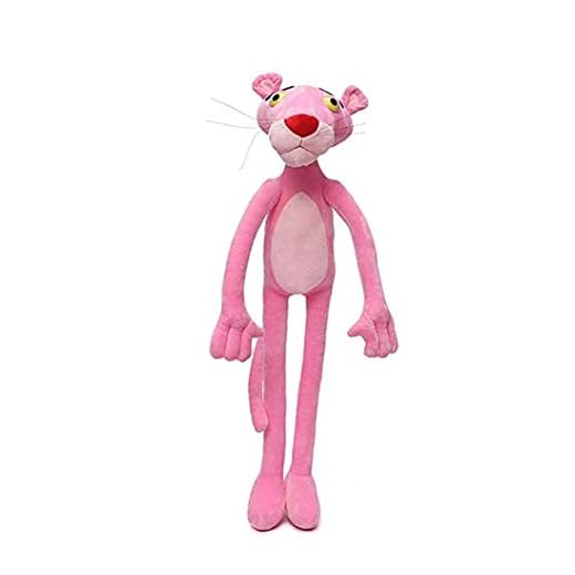 jsadfojas - Pantera de Peluche (60 cm), Color Rosa, Rosa, 60 cm