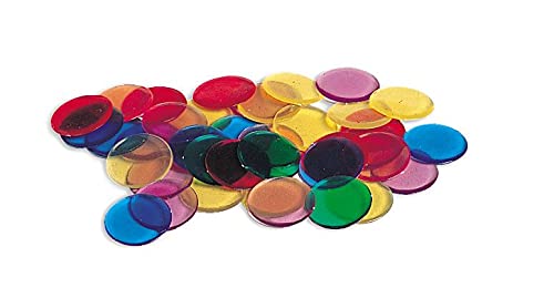 Learning Resources Transparent Color Counting Chips - 250 Pieces, Ages 5+, Math Counters For Kids, Counting Chips, Perfect For Bingo Games,Back To School Supplies,Teacher Supplies #TOP7