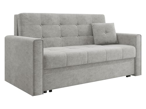 Mirjan24 Sofa Viva Lux III mit Schlaffunktion, 3 Sitzer Polstersofa mit Bettkasten inkl. Kissen, Soâ€¦ – Miniatur