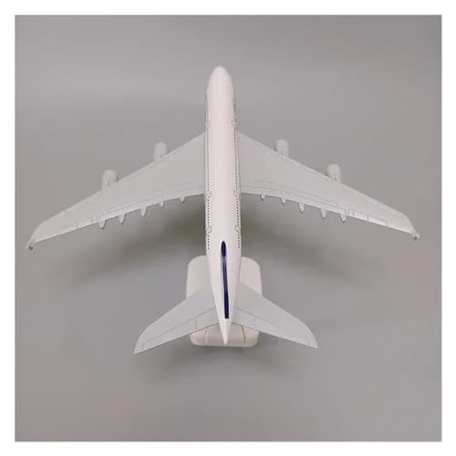 Modelo de avión A380 metálico duradero Lufthansa coleccionable que no se deforma 2