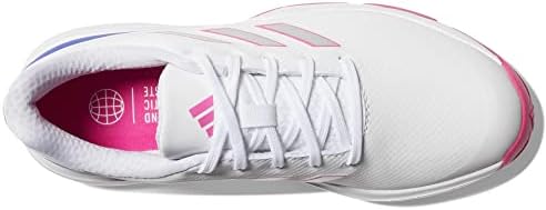 adidas Unisex-Child Junior ZG23 Golf Shoes, Ftwr White/Lucid Fuchsia/Lucid Blue, 5.5 Big Kid | Image 1