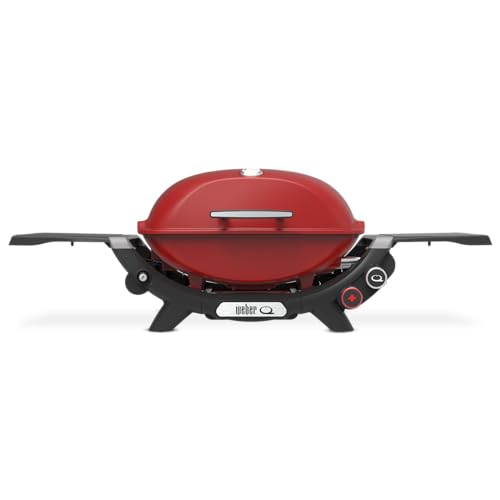 Weber Q+ Premium Gas BBQ (Q2800N+ - Latest 3rd Generation) - LPG Flame Red