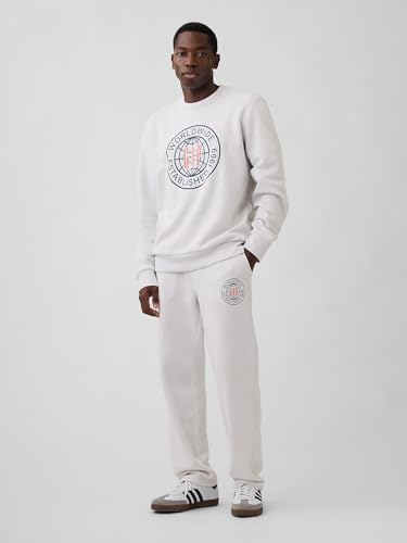Image of Gap Men Printed Standard Fit Ankle Length Trackpants