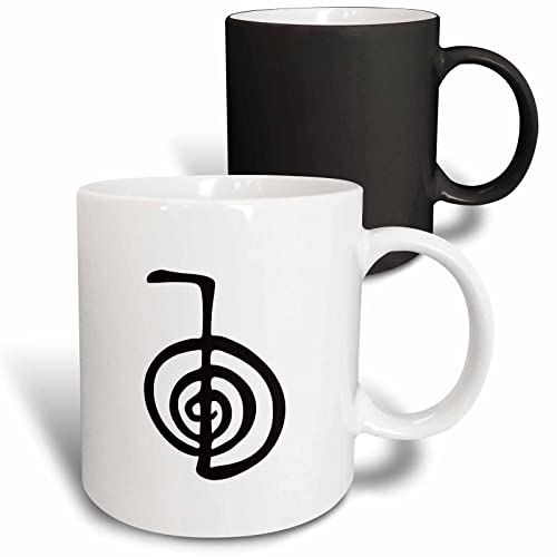 3dRose Reiki power symbol cho ku rei choku rei 11oz Magic Transforming Mug