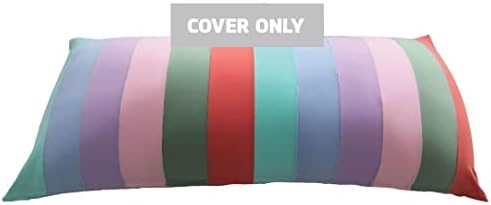 Yogibo Max Replacement Bean Bag Cover, Removable, Washable, Rainbow Pastel