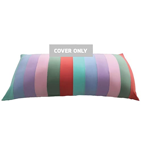 Yogibo Max Replacement Bean Bag Cover, Removable, Washable, Rainbow Pastel #TOP10