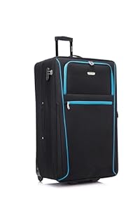 Extra Large Suitcase 32" Super Lightweight Luggage Integrated Combination Lock 20% Expandable 2 Wheel Soft Shell Check in Hold Luggage for 30kg