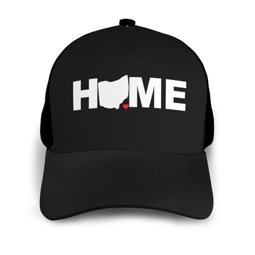 Home of Ohio State Bonnets Curved Brim Mesh Baseball Cap Casual Sun Hat Unisex3