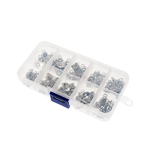 80 piezas resortes metálicos para pilas AAA miniatura 5