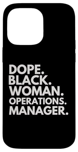 Dope Black Woman �I�y���[�V�����}�l�[�W���[ �G���p�[�h �v���t�F�b�V���i�� �X�}�z�P�[�X iPhone 14 Pro Max �p