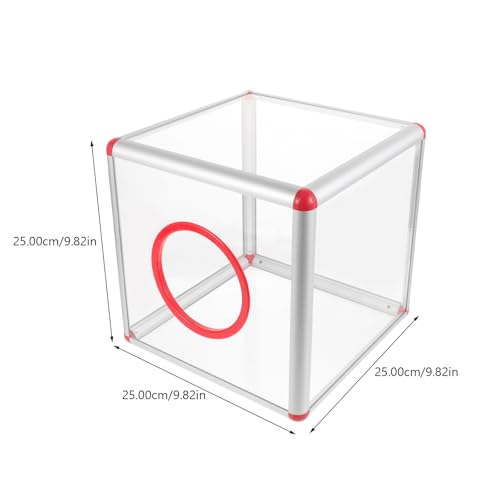 Caja de rifa de acrílico transparente de alta resistencia 3