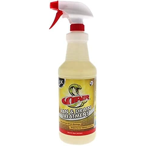 Refrigeration Technologies Viper Pan & Drain Treatment 1 Qt, Yellow Cover