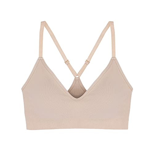 Dorina Revive Women's Light Padded Comfort Bras, Wireless Bralette, Everyday Basic Sleep Bras D000906 - Begie - Xxl #TOP24
