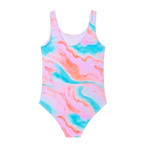 Image of Girls One Piece Swimsuit Quick Dry Swimwear Beach Bathing Suit for 3-18 Years