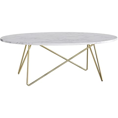 Table Basse FirFurd Marbrée Ovale Cover