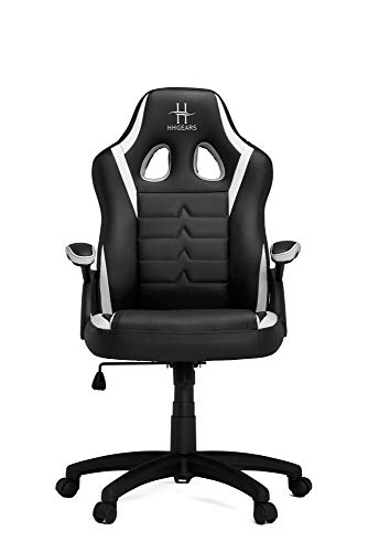 HHGears SM-115 Black & White ゲーミングチェア SM115_BW FT0085
