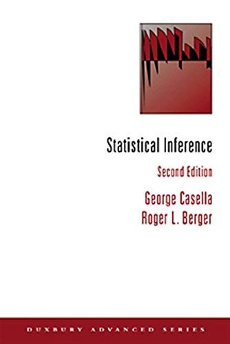 Statistical Inference: Written by Professor George Casella, 2001 ...