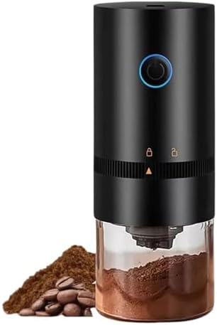 Moedor de Café Elétrico Portátil com Ajuste de Moagem Recarregáve...