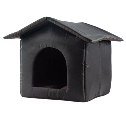 ペットハウス 猫小屋 屋外 防水 野良猫 野良犬 ペットシェルター キャットハウス 防寒 保温 アウトドアペットハウスドーム型 猫用トレー 犬小屋 屋外用 通気性