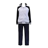 Shirou Emiya Cosplay Costume Casual Jacket Unisex Zipper-up Full Set Sports Halloween (Male M)
