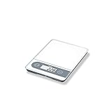 Beurer 705.3 KS 59 Haushaltswaage, Digitalwaage für die Küche und Päckchen mit 1 Gramm Einteilung bis zu 20 kg