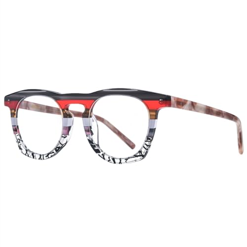 Lunettes en acétate monture rétro carrée hommes femmes MUTYNE style vintage