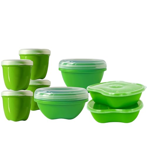 Preserve 8-Piece Food Storage Set, Made from Recycled Plastic