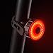 klxgMM Bike Rear Light LED USB Rechargeable Flash Taillights with 7 Modes Brake Sensing Saddle Mount Safety Warning Lamp