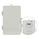 DEWENWILS Outdoor Heavy Duty Waterproof Timer Box Digital, 2HP 40A 120-277 VAC, 7-Day 20 ON/Off Programmable Timer Switch for Outdoor/Indoor Water Heater, Pool Pump, SPA, Motor, ETL Listed